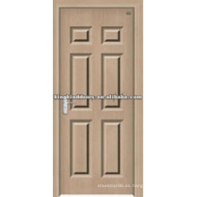 Puerta interior del PVC puerta MDF con acabado de PVC JKD-1803 para sala de